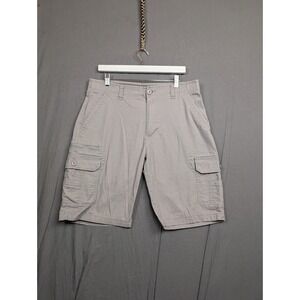 Wearfirst Men's Light Weight Cargo Short SIZE 34 Light Gray